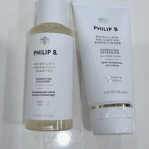 Philip B. Shampoo & Conditioner Travel Bundle NEW
